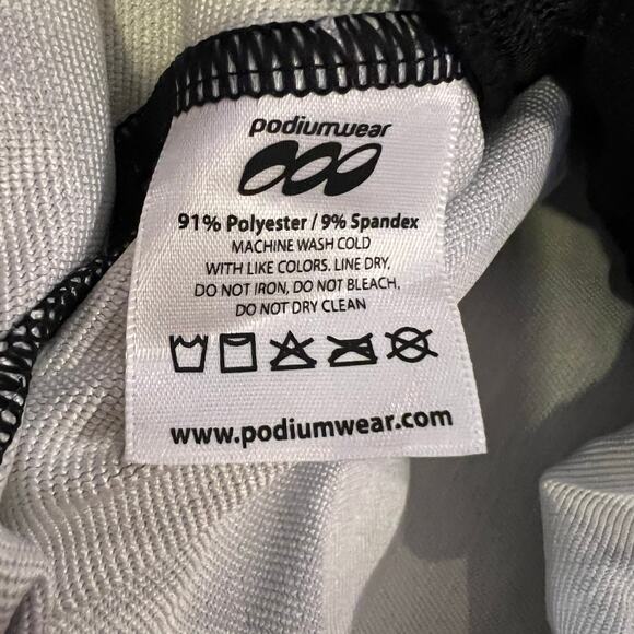 Podium Wear Jacket Womens XXS Team Performance Running Black Green - Picture 5 of 8